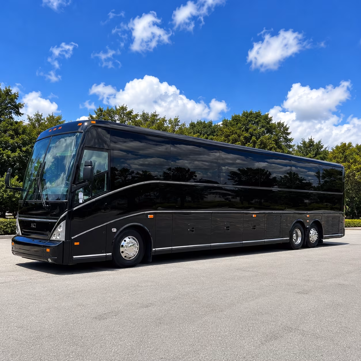 charter bus rentals for employers near corona s metrolink stations