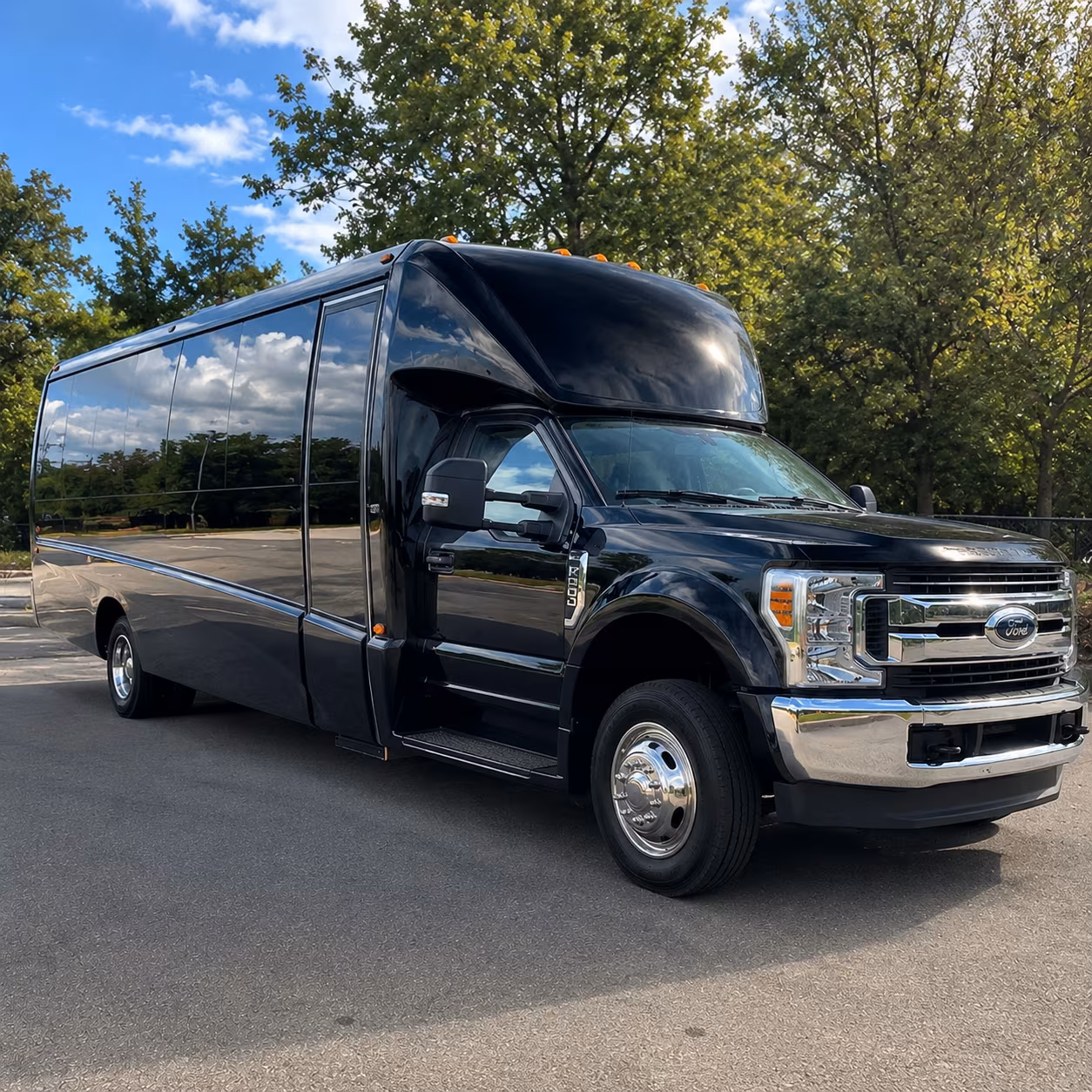 charter buses for large corona prom groups and after prom events