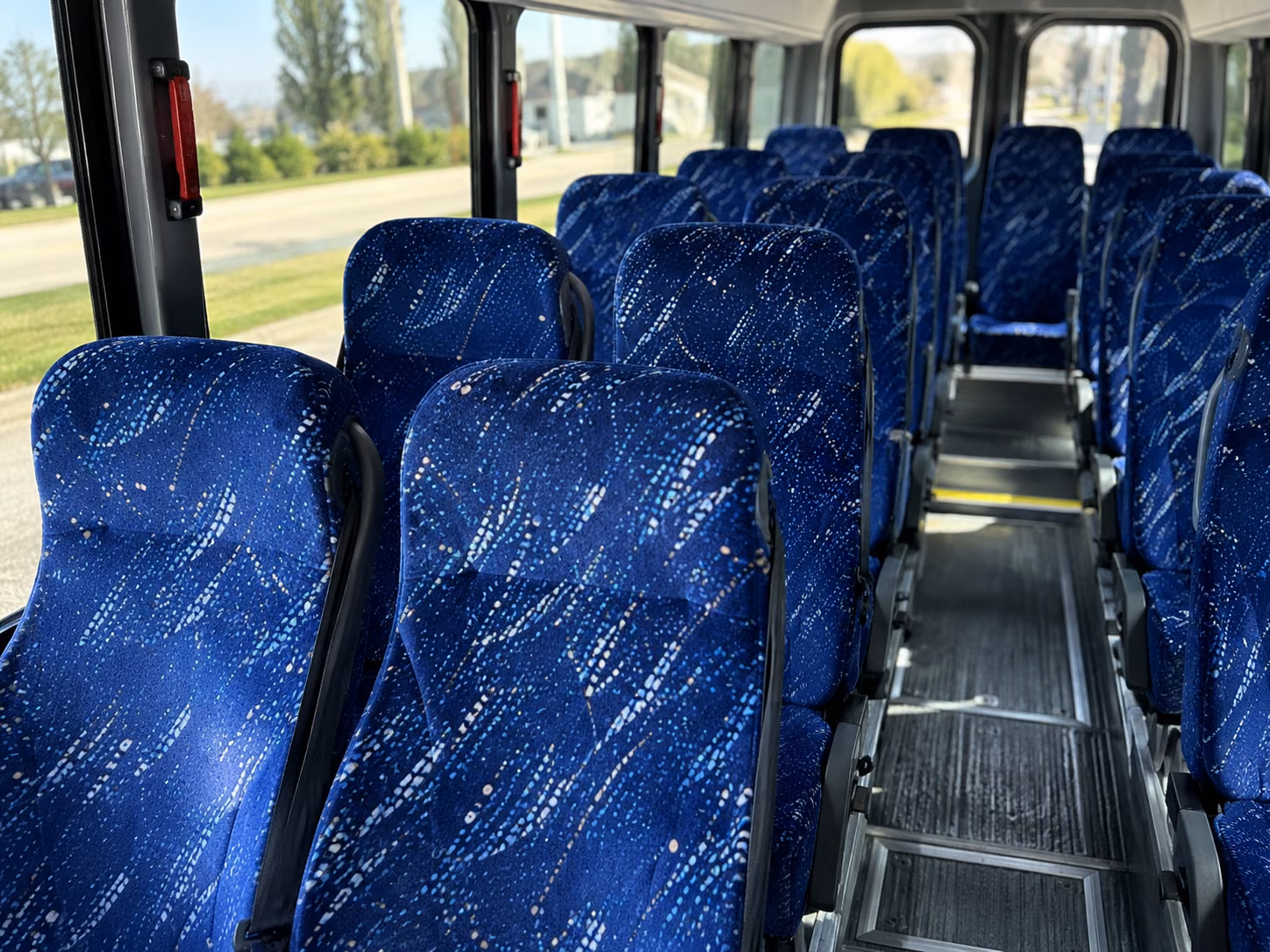 corona 15 passenger minibus interior