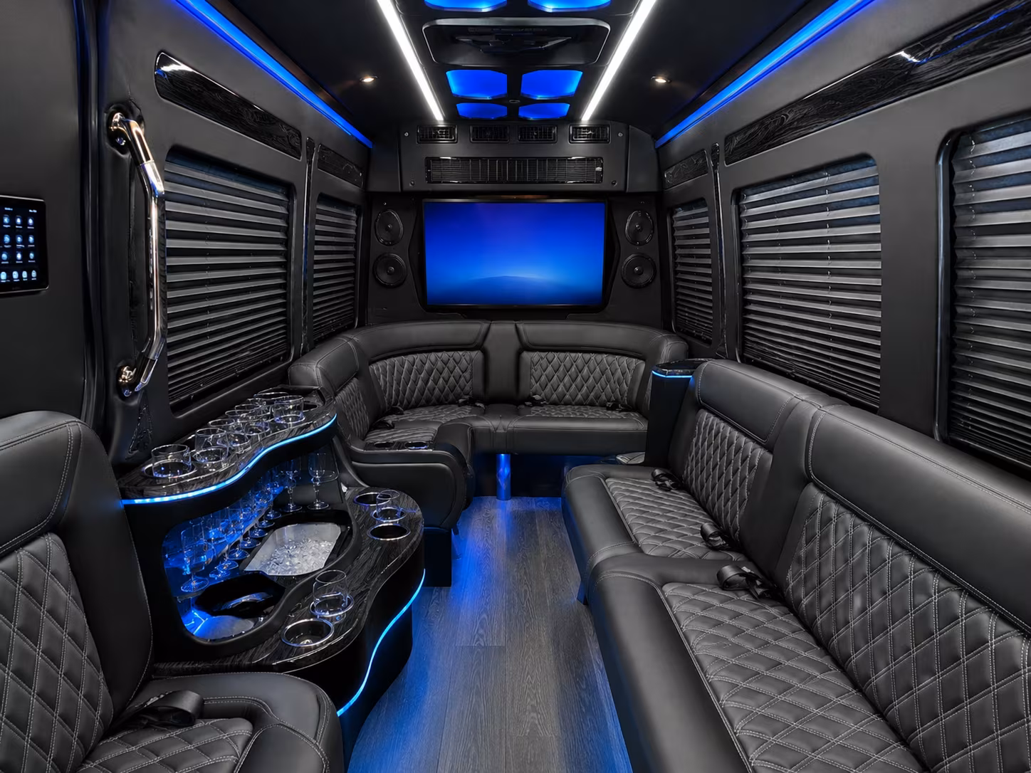 corona 20 passenger party bus
