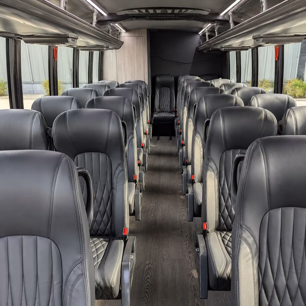 corona 30 passenger minibus interior
