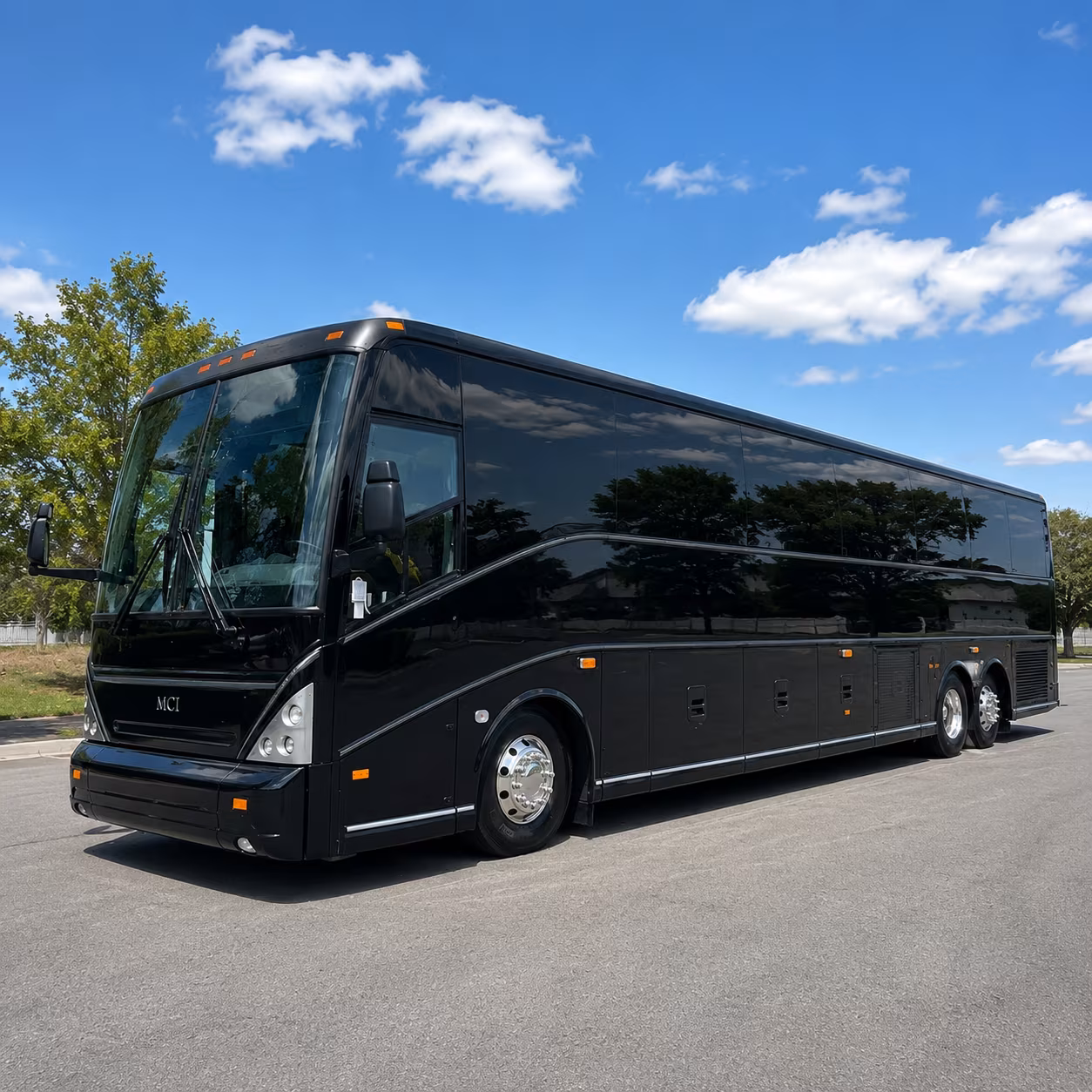 corona charter bus rental