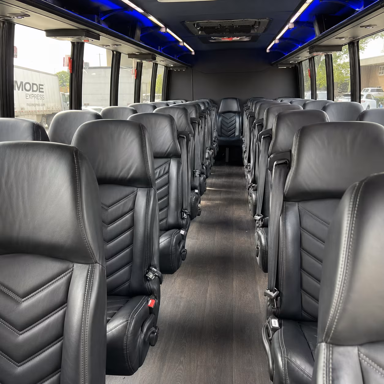 corona employee transportation onboard seating