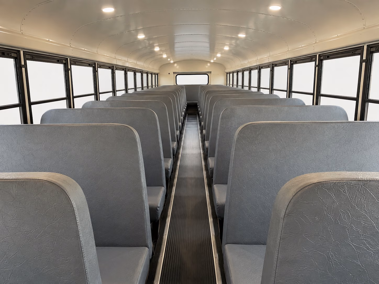 corona school bus inside