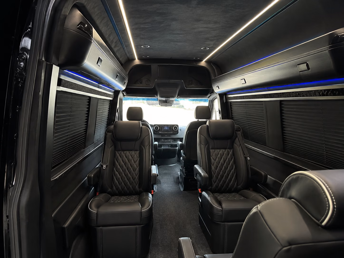 corona sprinter van with driver inside