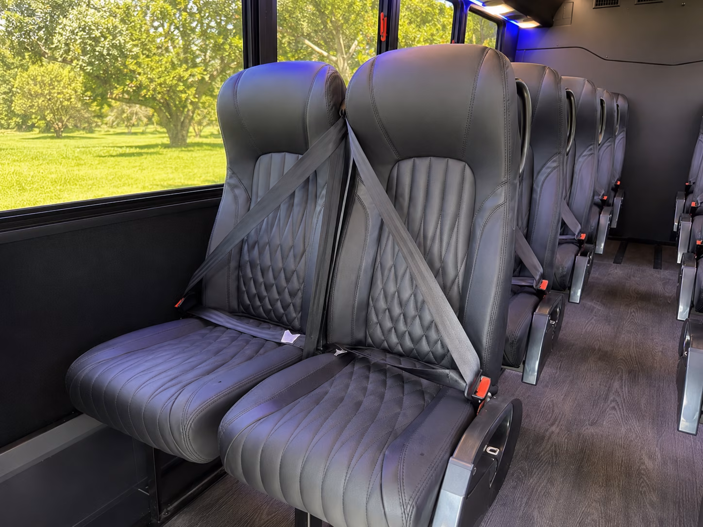 shuttle buses for wedding guests between corona hotels and your venue