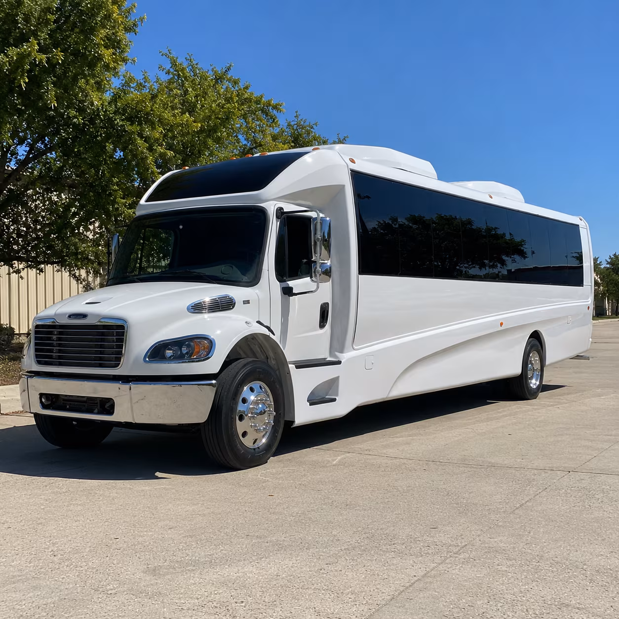shuttle buses for weekly worship services in corona