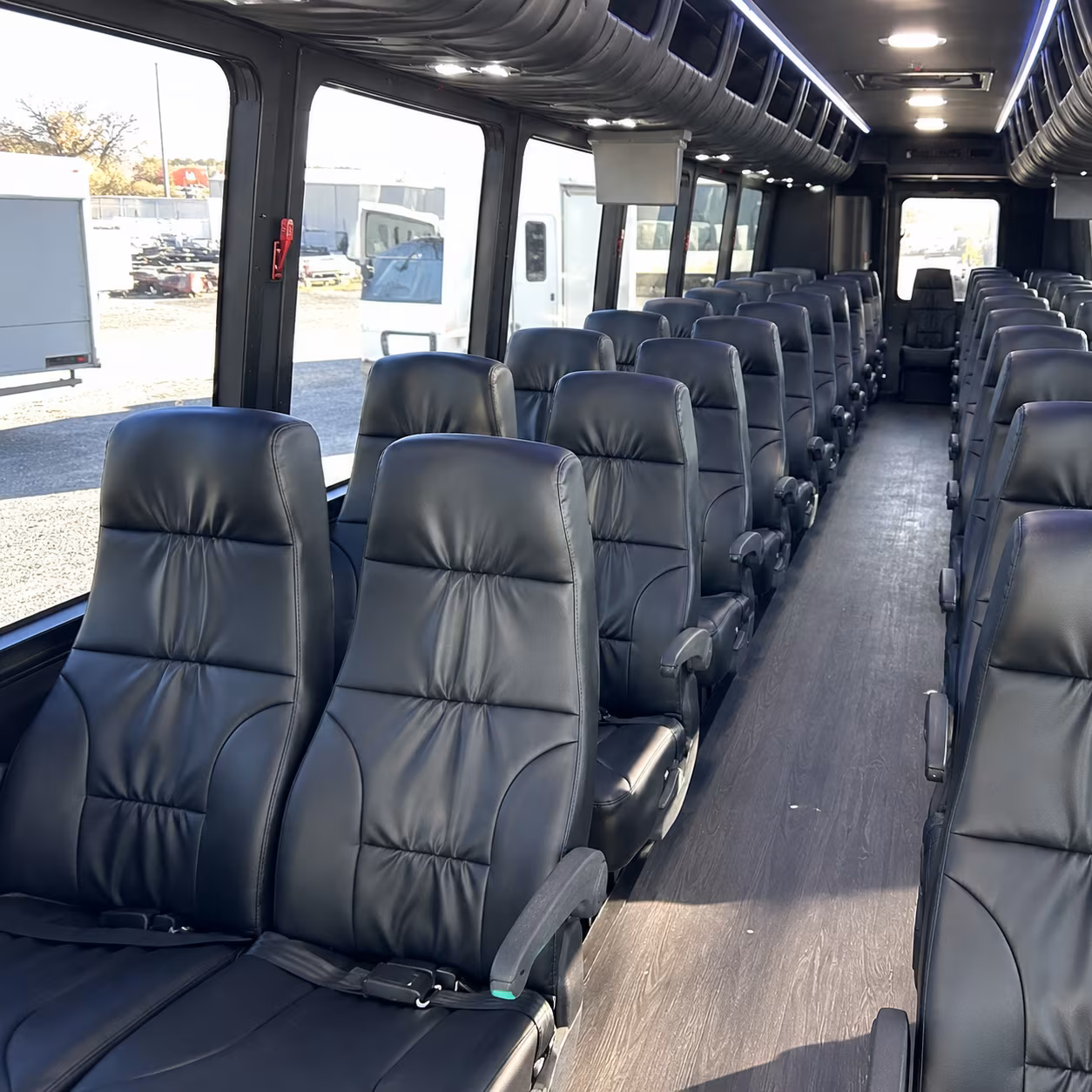 wedding day buses for large bridal parties and family groups